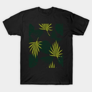 Monstera Leaves Pattern T-Shirt